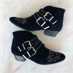 Stradivarius Shoes, size 8, dark blue